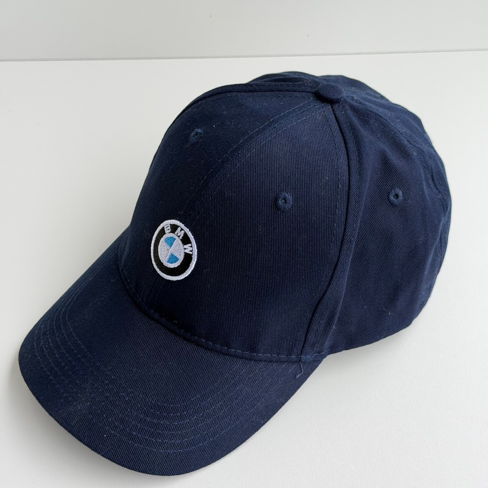 BMW‎ Baseball Cap Blue Embroidered Logo Dad Hat Adjustable Strap Classic